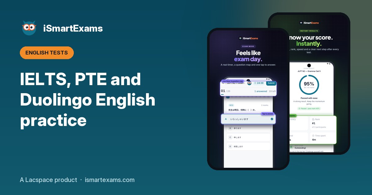IELTS, PTE and Duolingo English Practice in Nepal with iSmartExams