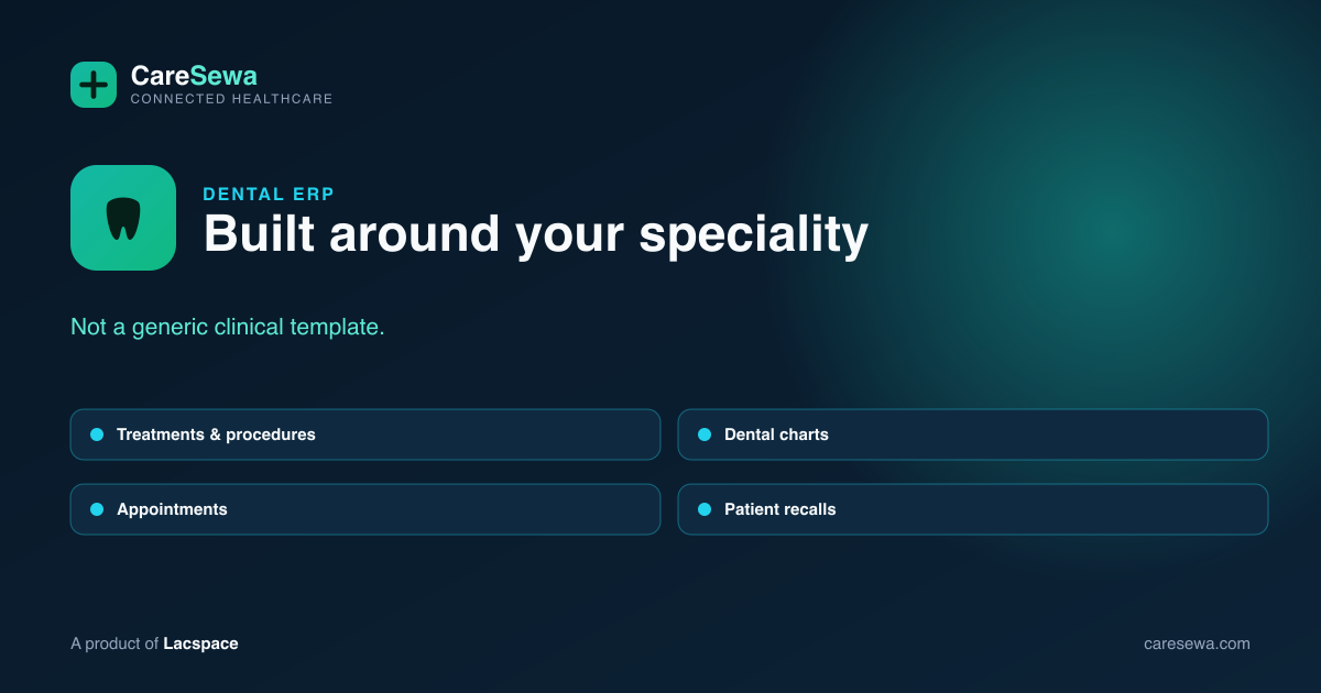 CareSewa Dental ERP