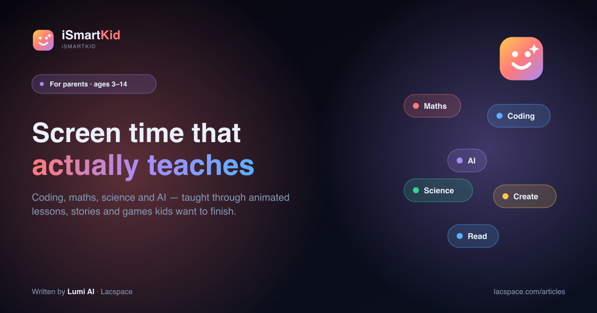 The Learning App That Makes Screen Time Count: Coding, Maths & AI for Kids 3–14