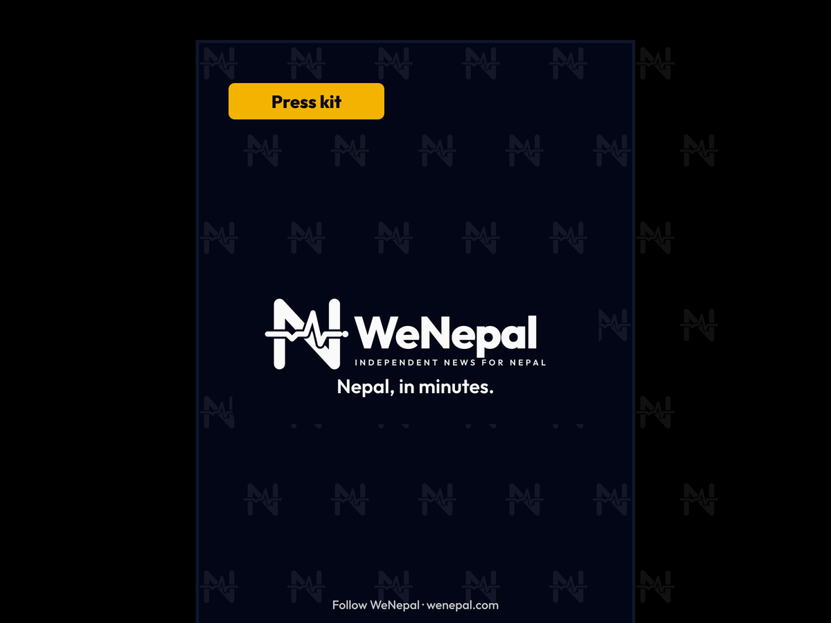 WeNepal press kit cover